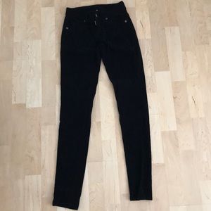 LF Carmar Skinny Black Corduroy Jeans